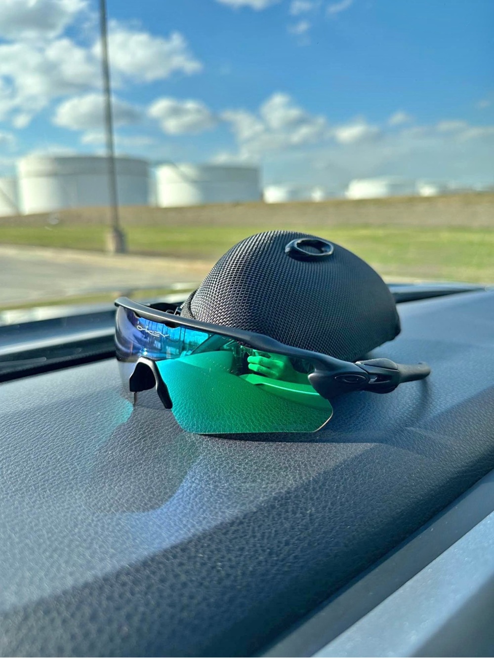 Blue/Green Oakley Radar
